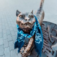 Голосуем за памятник кошке Матроске!