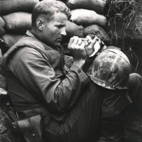 Знаменитый фотоснимок спас солдата, который запечатлен на нем в момент кормления из пипетки котенка, оставшегося без мамы