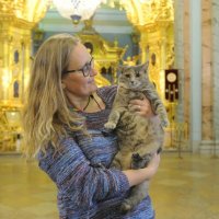 Эрмитажная кошка Серафима перешла на работу в Петропавловскую крепость