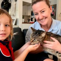 В Австралии кошка вернулась к хозяевам спустя 4 года
